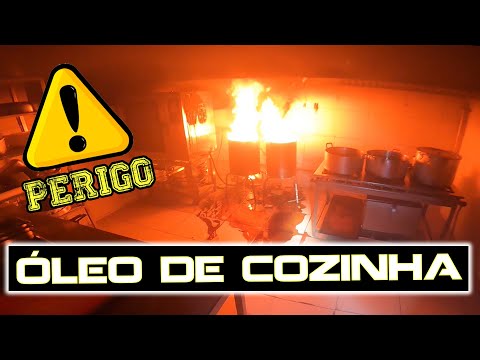 Principle of fire in an electric fryer in a restaurant