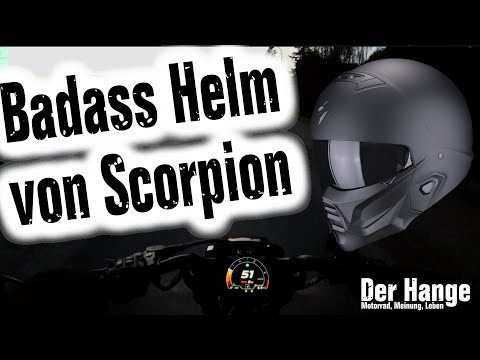 BADASS-Helm auch für Motovlog geeignet? Scorpion Exo Combat 2 Vorstellung und Test #motorradfahren