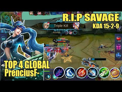 R.I.P SAVAGE - Top 4 Global Layla By PrenciusF - Layla Gameplay And Build