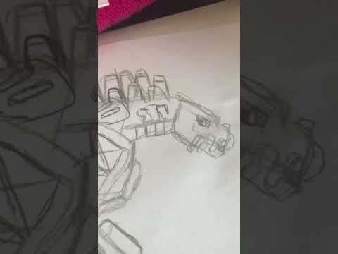 Me drawing mechaGodzilla 2021 pt2