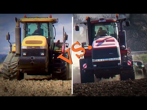 Challenger vs. QUADTRAC | CAT Challenger MT 875B & Case IH 500 QUADTRAC AFS in Action!