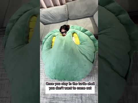 #shorts HUGE WEARABLE TURTLE PLUSH PILLOW 🐢 omgkawaii.com #viral #gifts