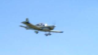preview picture of video 'Flight over the airfield on low altitude'