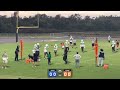 Weston JV football game vs south Fm