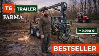 Erdészeti kiközelítők, pótkocsik Farma T6+C46