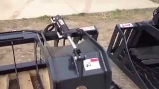 preview picture of video 'Stout / Lowe Skid Steer Attachments Selling Sat. May 02 in Miles City, MT'