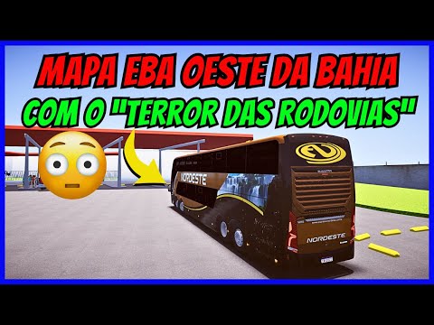 ????Gameplay Proton Bus Simulator | Mapa EBA Oeste da Bahia V1 | Linha Luís Magalhães | PBSC