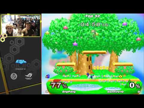 Mass Madness 19 SSBM - BigFoig (Falco) vs. bonfire10 (Sheik) - Melee WQF