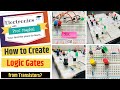 How To Create Logic Gates From Transistors Easy Explanation With Circuits
