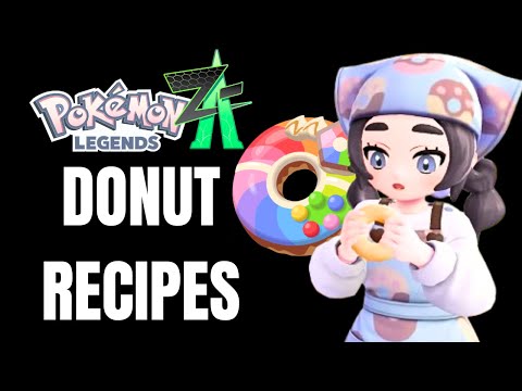 Best Donut Recipes in Pokemon Legends Z-A DLC Mega Dimension