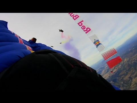 Wingsuit Racing Winning Flight POV | Red Bull Aces 2015