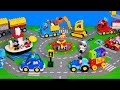 Lego Duplo Játékautók Tűzoltó Markoló Traktor Vonat Gyerekeknek