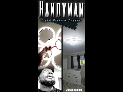 YouTube video about: Can a handyman change a light fixture?