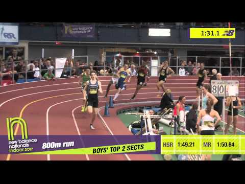 Boys 800m Section 3 - New Balance Indoor Nationals 2012