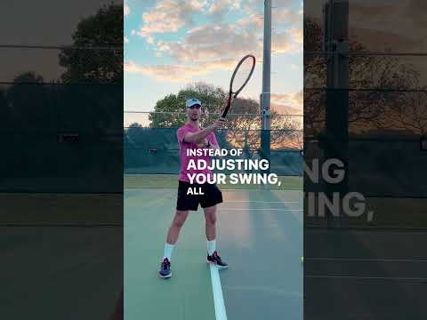 How To Hit High Balls🎾 #tennis