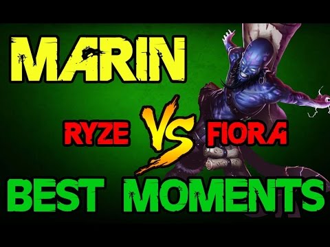 LGD MaRin as Ryze vs Fiora | BEST MOMENTS