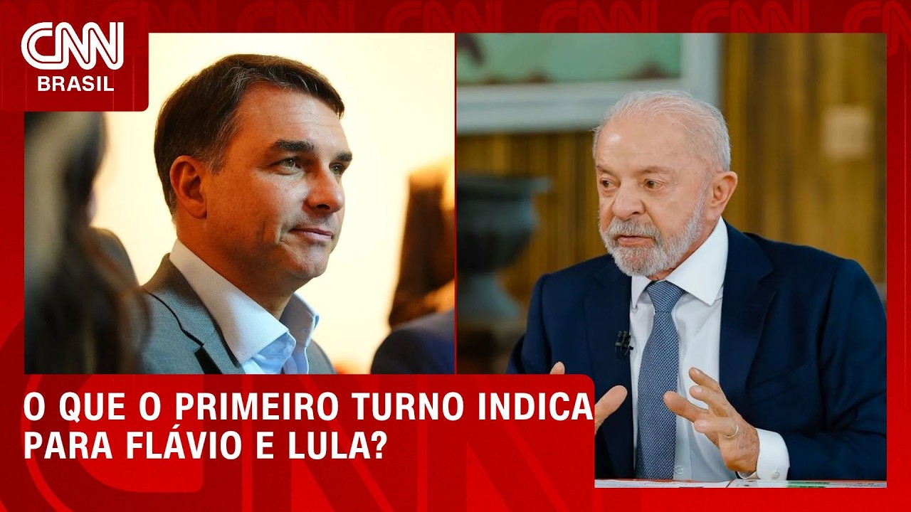 O que o primeiro turno indica para Flávio e Lula? Veja no Índice CNN | CNN 360º