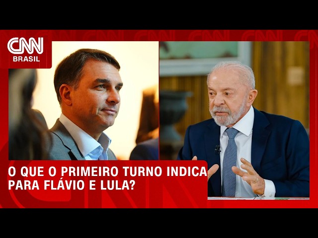 O que o primeiro turno indica para Flávio e Lula? Veja no Índice CNN | CNN 360º
