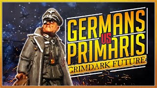 GRIMDARK FUTURE BATTLE REPORT: Germans vs Primaris 1500 points