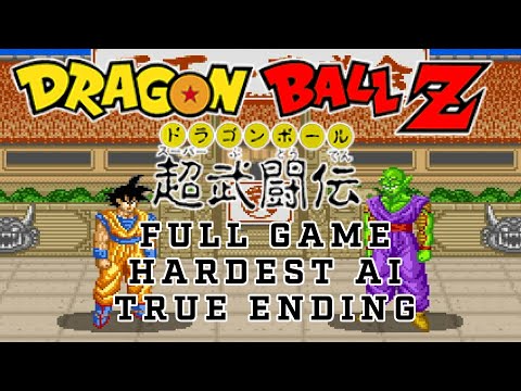 Dragon Ball Z: Super Butouden - Full Game Hardest (SNES 1993) Gameplay