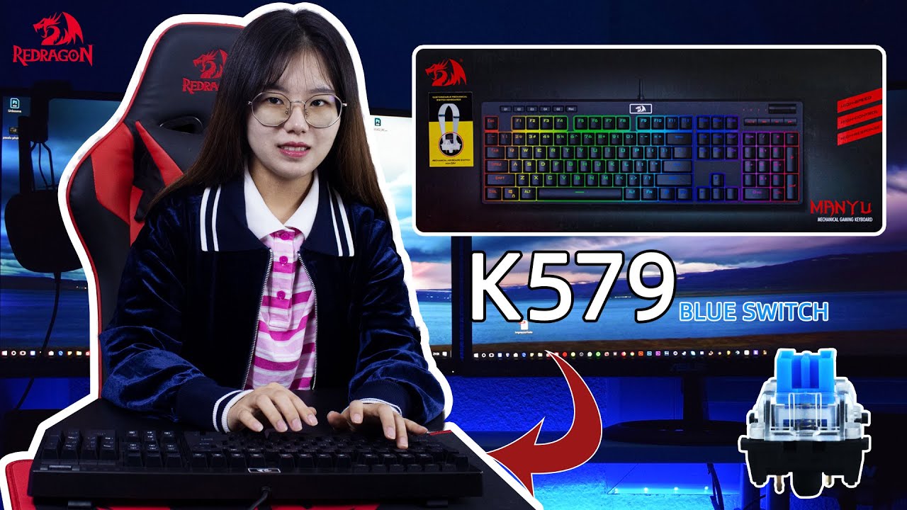 Redragon K579(MANYU) Macro Blue switch