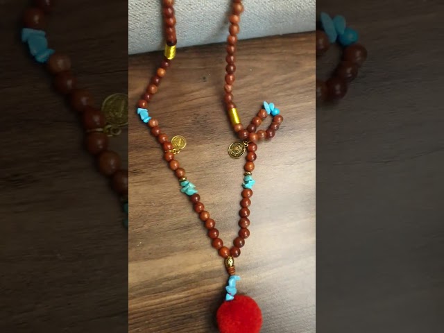 Vídeo relacionado con JeweBella 6 Piezas Collar Largo Madera Vintage para Mujer Niña - Árbol de la Vida, Plumas, Bohemio Étnico - Conjunto Suéter Largo