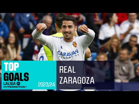 ¡Los 10 MEJORES GOLES del REAL ZARAGOZA en LALIGA HYPERMOTION 2023/24!
