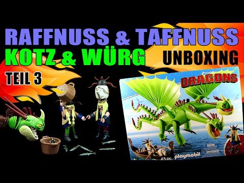 Playmobil ® Dragons - Raffnuss & Taffnuss + Kotz & Würg - Teil 3 - Unboxing & Review