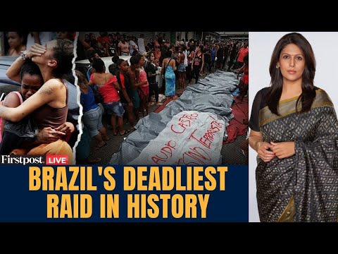 Brazil Raid LIVE: 132 Killed in Brazil’s Deadliest Police Rio Favela Raid |Vantage with Palki Sharma