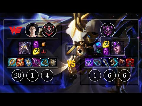 WE yimeng Kassadin vs Syndra Mid - KR GrandMaster Patch 10.10