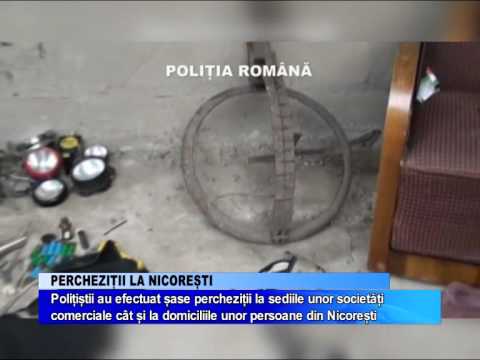 Perchezitii la Nicoresti