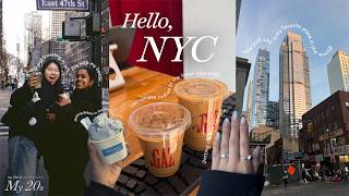 my life in New York City 🍎🚕 | long distance bsf, cà phê sữa đá, nail day, and nyc food crawl!