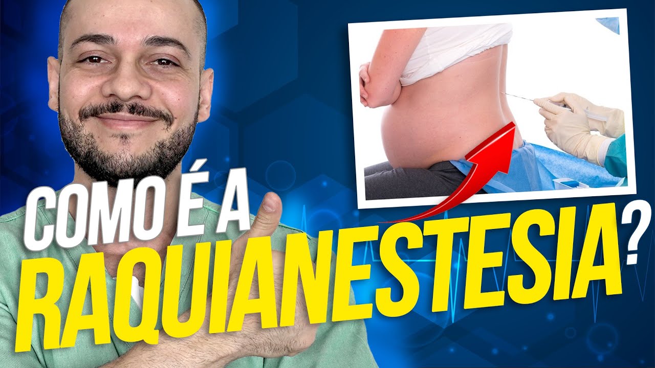 Como é a anestesia para cesárea?