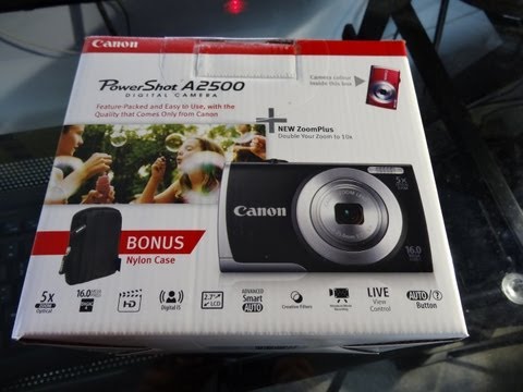 Canon PowerShot A2500 Unboxing & First Impression