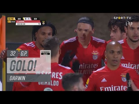 Goal | Golo Darwin: FC Arouca 0-(1) Benfica (Liga 21/22 #19)