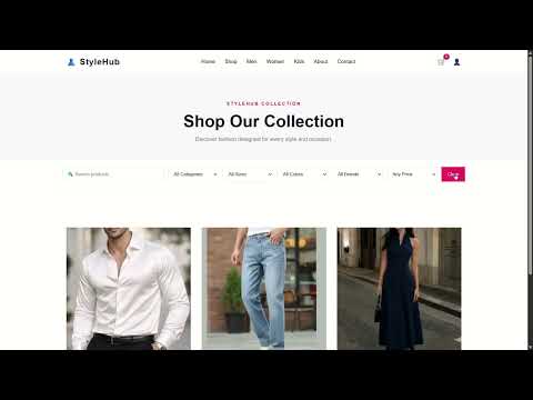 Task Demo - DAS004062 - StyleHub - Fashion & Apparel
