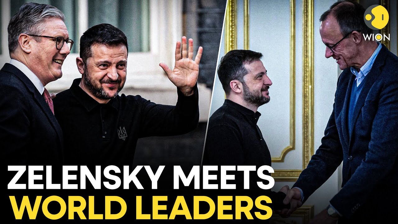 Zelensky In London LIVE: Zelensky Meets French, British And German Counterparts In London | WION