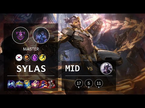Sylas Mid vs Syndra - KR Master Patch 11.23
