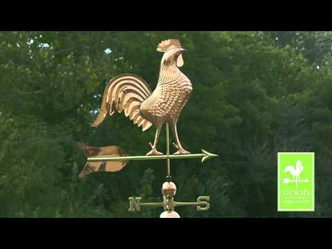 Good Directions 616P Barn Rooster Weathervane