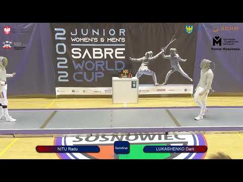 Sosnowiec World Cup 2022 JMS - L4 - Radu Nitu ROU v Darii Lukashenko UKR