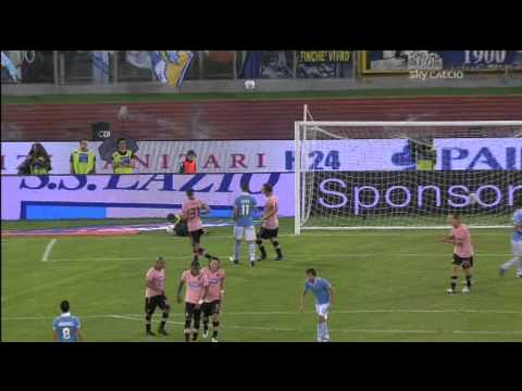 LAZIO PALERMO 3-0 SINTESI - 02/09/12