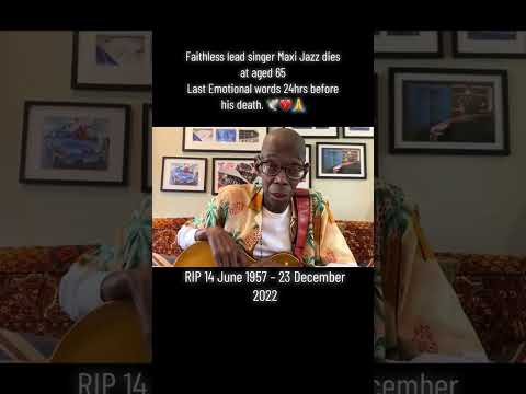 Click to hear Maxi Jazz last words before he passed away #shorts #maxijazz #insomnia #faithless