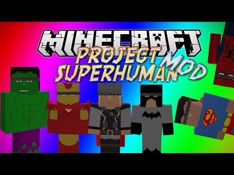 JerryVsHarry - Minecraft Mod: PROJECT SUPERHUMAN - Mod Showcase