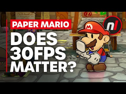 Paper Mario: 30 vs 60fps