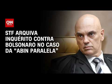 Abin paralela: STF arquiva inquérito contra Bolsonaro no caso | CNN PRIME TIME
