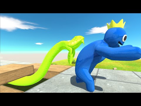 Green Titanoboa Attack All Units - Animal Revolt Battle Simulator