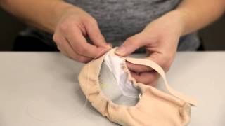 preview picture of video 'Premier School of Dance: How to sew elastics on flat ballet shoes'