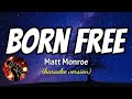 BORN FREE MATT MONROE Karaoke Version