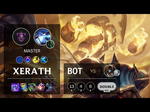 Xerath Bot vs Jhin - EUW Master Patch 10.25b