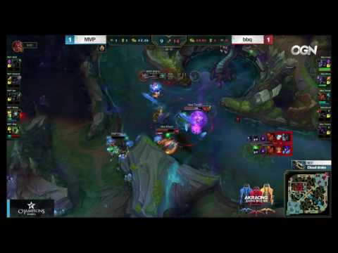 [LCK: MVP vs. bbq] Tempt Taliyah Penta-kill